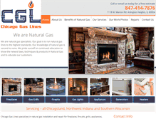 Tablet Screenshot of chicagogaslines.com